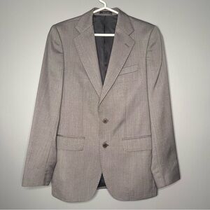 Zara  Man’s Gray wool/silk blend 2 button blazer 38